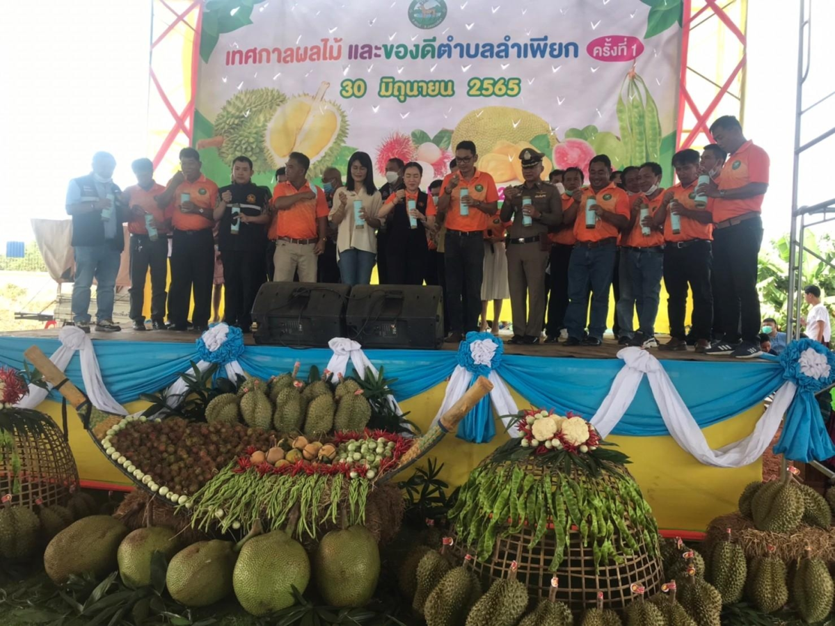 โครงการเทศกาลผลไม้และของดีตำบลลำเพียก ประจำปีงบประมาณ 2565