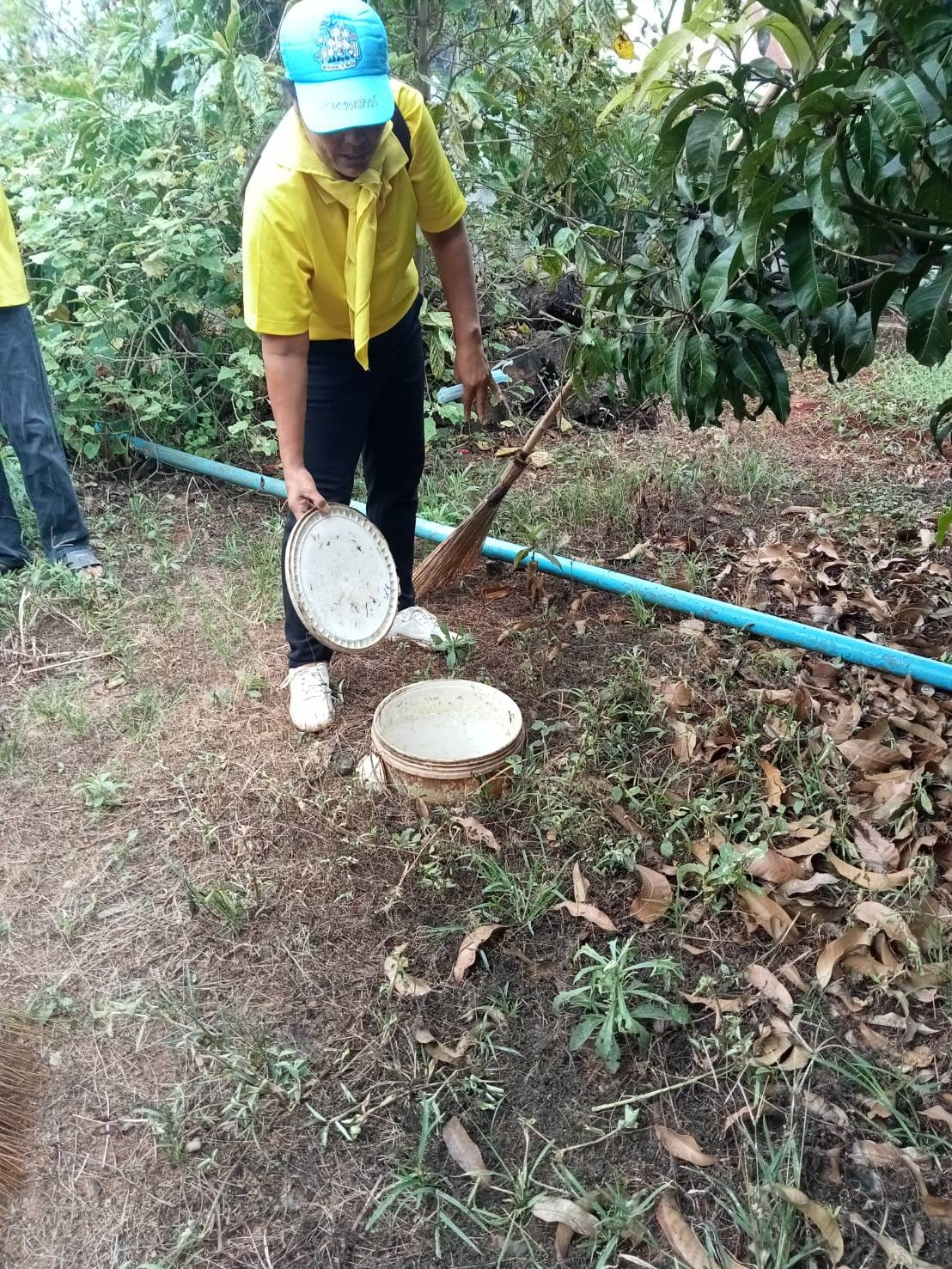 มีการประชาสัมพันธ์เเละยกย่องผู้จัดทำถังขยะเปียกลดโลกร้อน