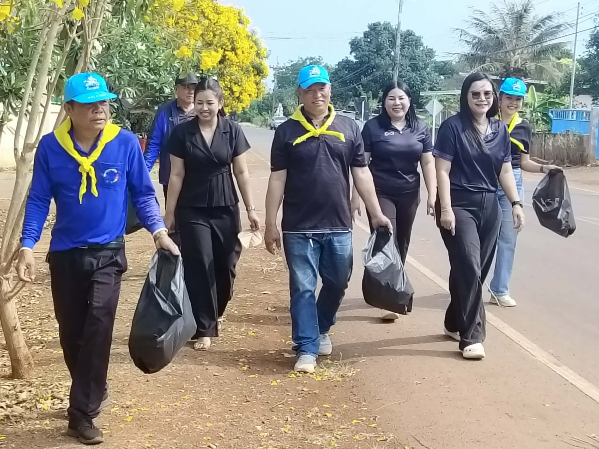 กิจกรรมบ้านเมืองสะอาด  บูชาคุณย่าโม  