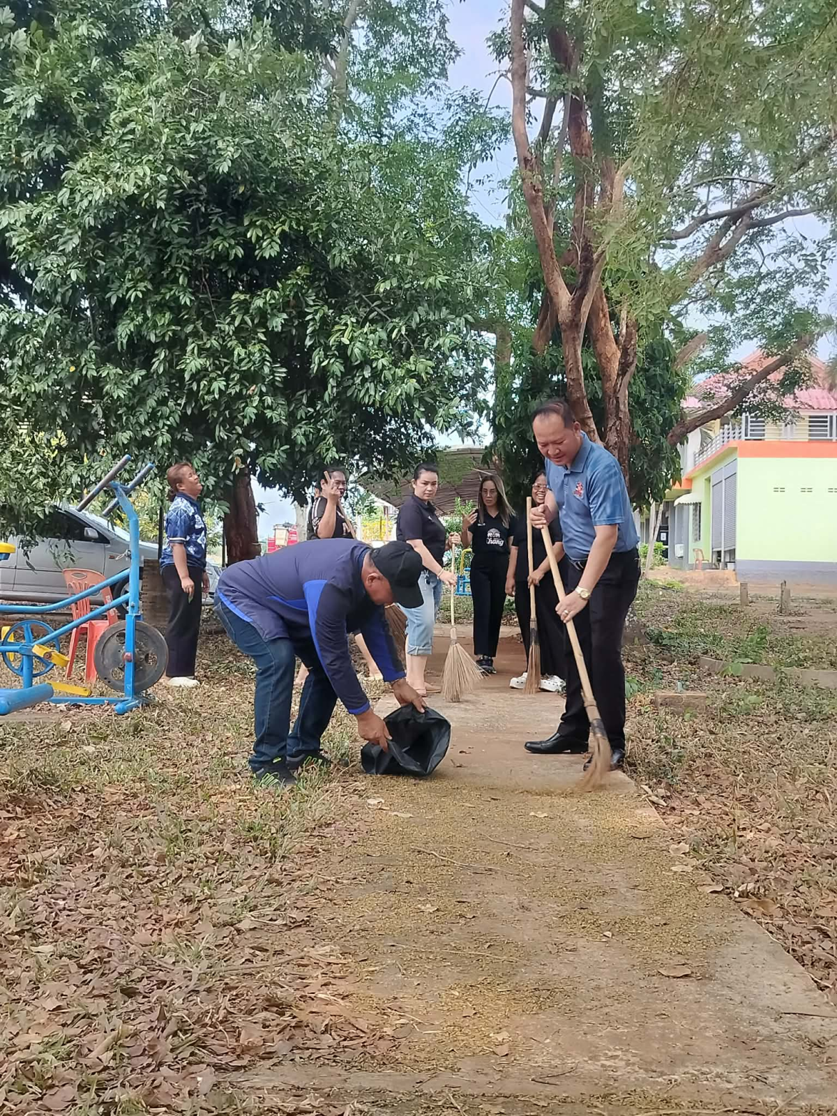 กิจกรรมบ้านเมืองสะอาด  บูชาคุณย่าโม  