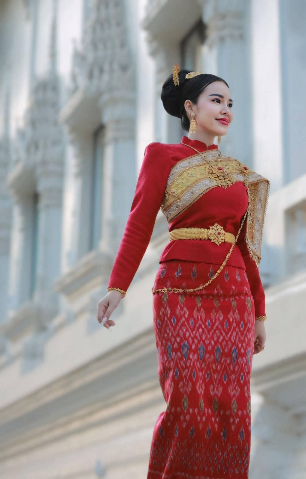 ผ้าทอซับระวิง OTOP