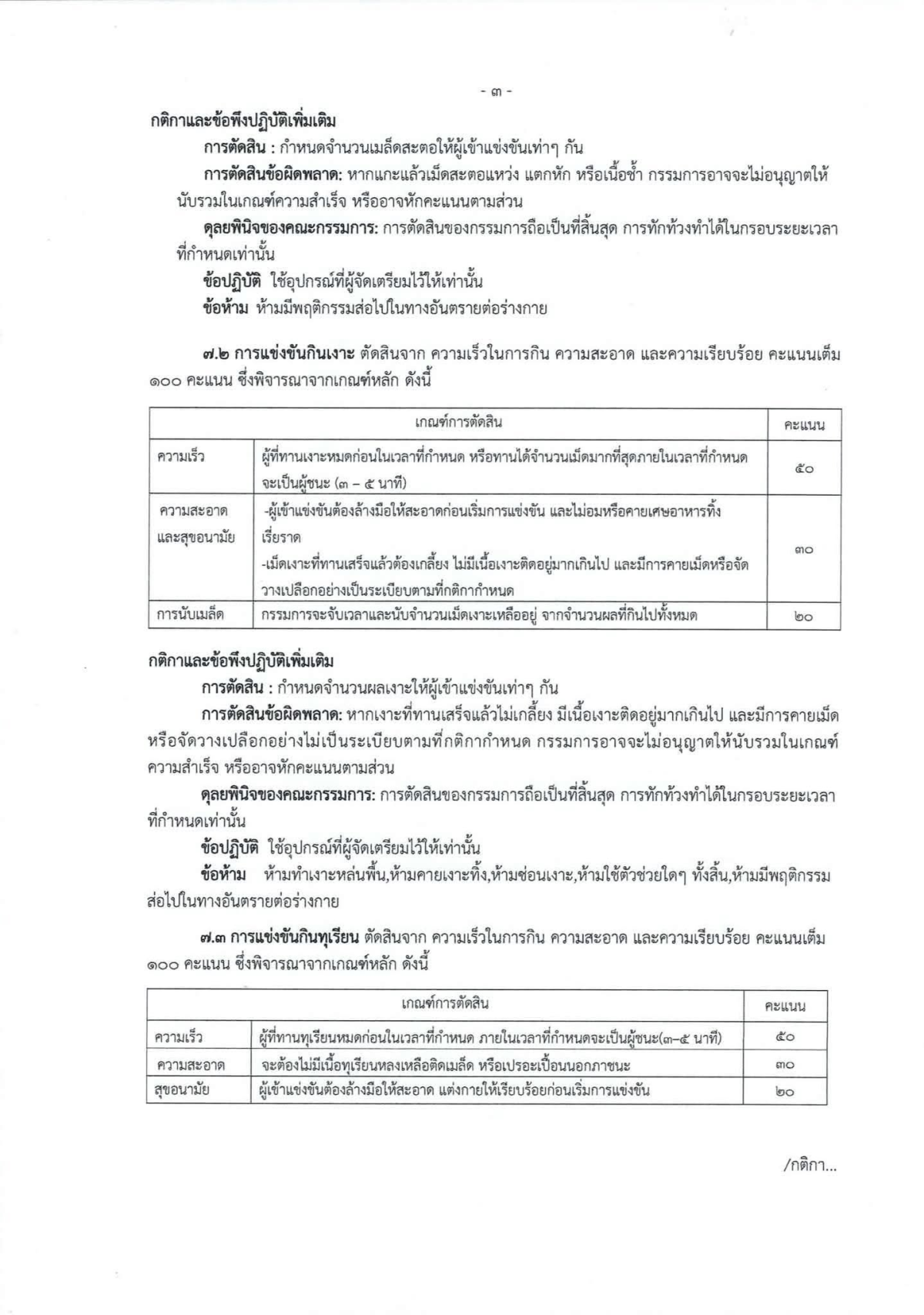 ประกาศหลักเกณฑ์การแข่งขันแกะสะตอ กินเงาะ กินทุเรียน โครงการส่งเสริมอาชีพเกษตรกรและของดีตำบลลำเพียก ประจำปีงบประมาณ 2569